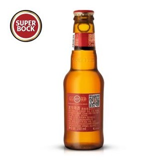 SUPER BOCK 超级波克 黄啤酒 200ml*24瓶