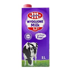 MLEKOVITA 妙可 波兰进口 无乳糖全脂牛奶 1L*6盒 整箱装