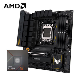 AMD 锐龙R5 7600搭华硕TUF GAMING B650M-PLUS重炮手 主板CPU套装 板U套装