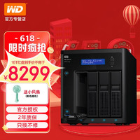 西部数据 WD） 桌面移动硬盘 My Cloud PR4100 NAS网络存储器 私有云 企业共享