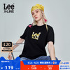 LeeXLINE23春夏新品舒适版印花圆领多色女短袖T恤潮LWT0055204LE