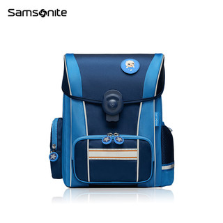 新秀丽（Samsonite）/儿童书包小学生1-5年级减负书包双肩背包TU6 蓝色(学生书包)