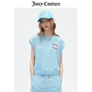 JUICY COUTURE橘滋T恤女2023夏季新款美式休闲圆领设计感短袖上衣 橘色 XS