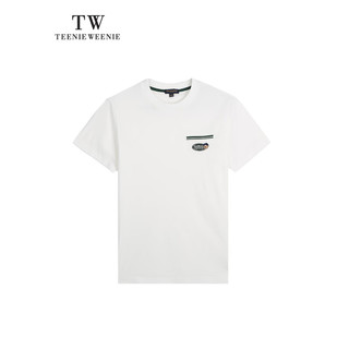 Teenie Weenie Men小熊男装2023夏季新款易穿搭薄款短袖圆领T恤 白色 170/M