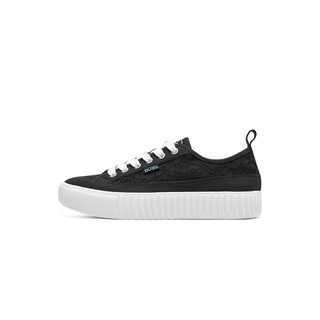 斯凯奇（Skechers）Skechers复古足弓支撑一脚蹬114391 黑色/BLK 36.5