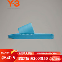 Y-3WATER SLIDE一字拖鞋男女同款时尚休闲鞋38ID4444 浅蓝色 UK7