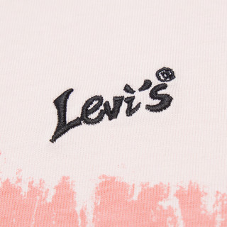 Levi's李维斯2023夏季新品男士短袖T恤潮流休闲 粉色 M