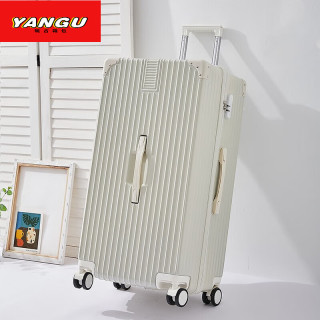 bestform大号行李箱80寸男大容量拉杆箱60吋特大号密码箱40 牛奶白