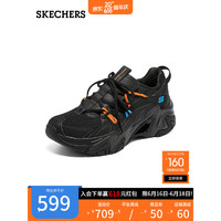 斯凯奇（Skechers）机甲鞋三代男女款经典复古时尚运动鞋896228/894223 女款-全黑色/BBK 35
