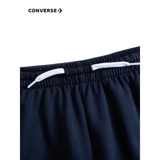 Converse 匡威童装男女童短袖T恤短裤2件套2023夏季新款儿童纯棉短T套装 藏青蓝 110/52(4)