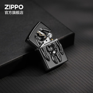 ZIPPO 之宝 打火机 闪耀黑兔套装 520情人节礼物男士 煤油防风打火机