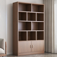 墨尚思 酒柜落地置物靠墙客厅多功能家用简易收纳储物柜 原野橡木色80*23*180