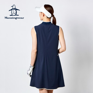 万星威（Munsingwear）高尔夫23夏季新品女装运动休闲连衣裙纯色宽松A字裙 NV00 L