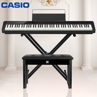 CASIO 卡西欧 PX-S1100BK 电钢琴 88键重锤 黑色 时尚X架+官方标配