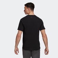 adidas 阿迪达斯 男装速干修身瑜伽运动短袖T恤HJ9901