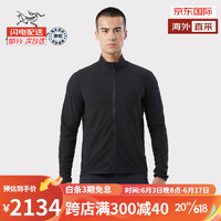 始祖鸟（ARC’TERYX）DELTA LT  轻量 男子 抓绒夹克衫 Black/黑色 S