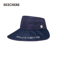 斯凯奇（Skechers）运动帽白色遮阳帽旅游徒步帽P223U017 海军学院蓝/02MZ 均码