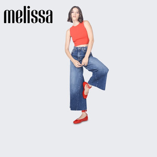 Melissa（梅丽莎）夏季新品蝴蝶结系带优雅简约女士芭蕾舞鞋单鞋33980 米色 5（35-36码）