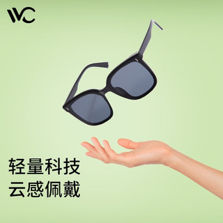 VVC 太阳镜女防晒防紫外线墨镜太阳镜眼镜 水墨黑