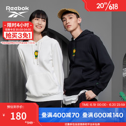 Reebok 锐步 Friends Oth Hoodie Kakao 中性运动卫衣 HE6354 黑色 S