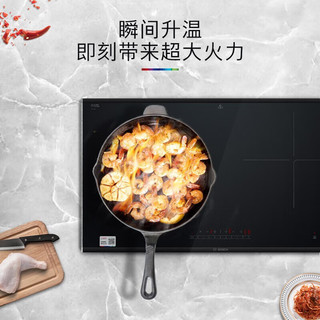 博世（BOSCH）8系嵌入式电磁灶大功率家用双灶微晶玻璃面板电磁炉灶 PPI82562W