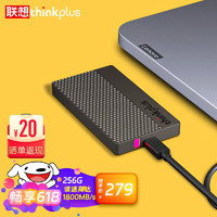 thinkplus 移动固态硬盘高达2100MB/s 高速电脑手机usb type-c双接口pssd 闪电鲨LS100