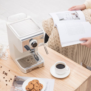 ACA 北美电器 意式咖啡机家用1250W大功降震降噪