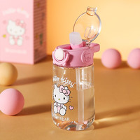 BEDDYBEAR 杯具熊 儿童tritan鸭嘴吸管水杯 400ml 爱心kitty