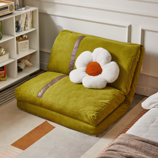家逸 懒人沙发可睡觉客厅卧室单人沙发小户型单人沙发休闲折叠床午休椅