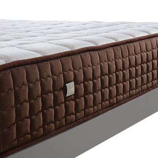 眠度弹簧床垫1.5x2米席梦思静音乳胶椰棕加厚1.8x2米酒店单双人床垫子 海绵+乳胶+弹簧 23cm 0.9x1.9米