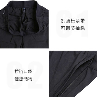 阿迪达斯 （adidas）男裤运动裤夏季新款休闲裤梭织快干跑步训练裤舒适透气薄款束脚裤 CG1506/口袋拉链/偏大一码 XS/170/72A