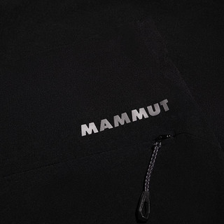 猛犸象（MAMMUT）Trekkers 男士户外休闲软壳弹力透气短裤 黑色 M