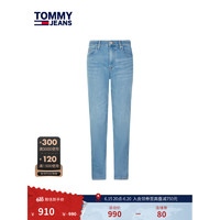 TOMMY HILFIGER23新款男装潮流旗标刺绣微弹水洗修身牛仔裤DM0DM16699 牛仔蓝1A4 29