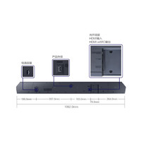 SAMSUNG 三星 家庭影院回音壁电视条形音响 蓝牙音响 杜比 Q990C Q930C Q800C HW-Q930C