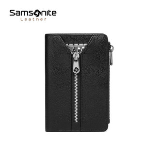 新秀丽（Samsonite）/钥匙包简约休闲多功能多卡位男士卡包 TX4 黑色