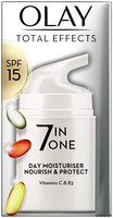 OLAY 玉兰油 Total Effects 7合1日间保湿霜，抵御衰老，SPF 15（男女均可），1.7盎司（约48.19克）