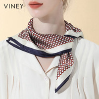 薇妮 VINEY 真丝丝巾杭州丝绸桑蚕丝丝巾女士小方巾纱巾丝巾妈妈礼物礼盒装
