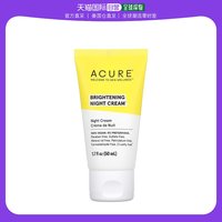 ACURE 美国直邮ACURE,焕彩洁白，夜霜，1.7 液体盎司（50 毫升）