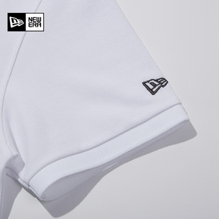 NEW ERA纽亦华2023新款POLO衫MLB短袖T恤NY质感休闲透气刺绣 13718752-白色 S