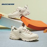 移动端、京东百亿补贴：斯凯奇 小白熊丨Skechers夏季情侣款老爹鞋透气增高运动鞋 11931-OFWT 乳白色 36.5