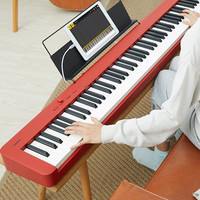 CASIO 卡西欧 EP-S130RD 电钢琴 88键重锤 红色 木架+官方标配