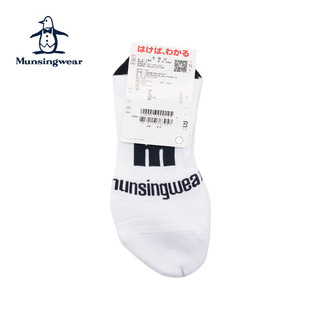 Munsingwear 万星威 高尔夫23新品字母印花休闲运动球袜 WH00