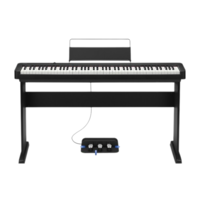 CASIO 卡西欧 CDP-S160 电钢琴 88键力度 黑色 木架+三踏板+双人琴凳+官方标配