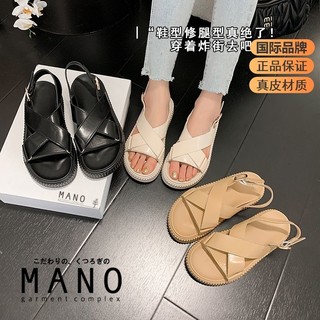 MANO 女士厚底凉鞋