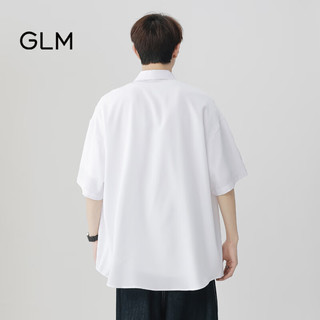 GLM 衬衫男夏季韩版宽松潮流百搭休闲半袖港风
