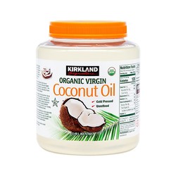 KIRKLAND Signature 科克兰 美国科克兰Kirkland天然健康食用烘焙椰子油2.48L