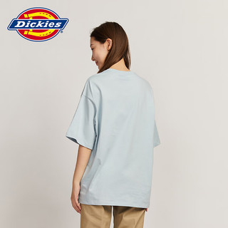Dickies春夏新款 工装口袋 休闲短袖T恤 天蓝色 S