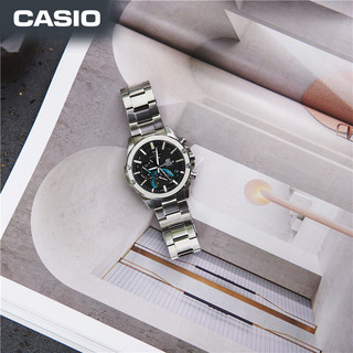 CASIO 卡西欧 EDIFICE艾迪斐斯蓝牙系列 45.6毫米太阳能腕表 EQB-1000YD-1A