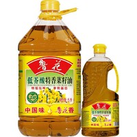 luhua 鲁花 低芥酸菜籽油5.9L组合装鲁花菜籽油非转基因食用油官方正品