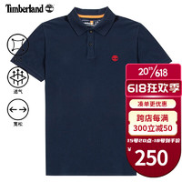 Timberland Polo衫短袖男夏季新款户外棉质透气宽松运动休闲T A2EPM433/ M